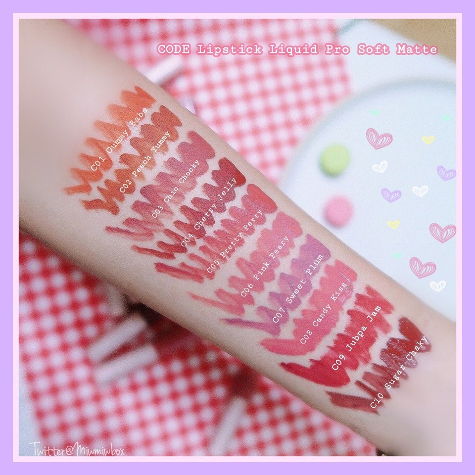 CODE, LIPSTICK LIQUID PRO SOFT MATTE, CODE LIPSTICK, CODE ลิป, CODE ลิปสติก, ลิปโค้ด, ลิปCODE