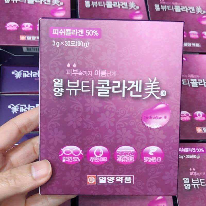 IL Yang Beauty Collagen 3 g x 30 ซอง คอลลาเจนกล่องม่วงจากเกาหลี โด่งดังเป็นกระแสใน Social จนฉุดไม่อยู่ ช่วยให้ผิวขาวนุ่ม เต่งตึง
