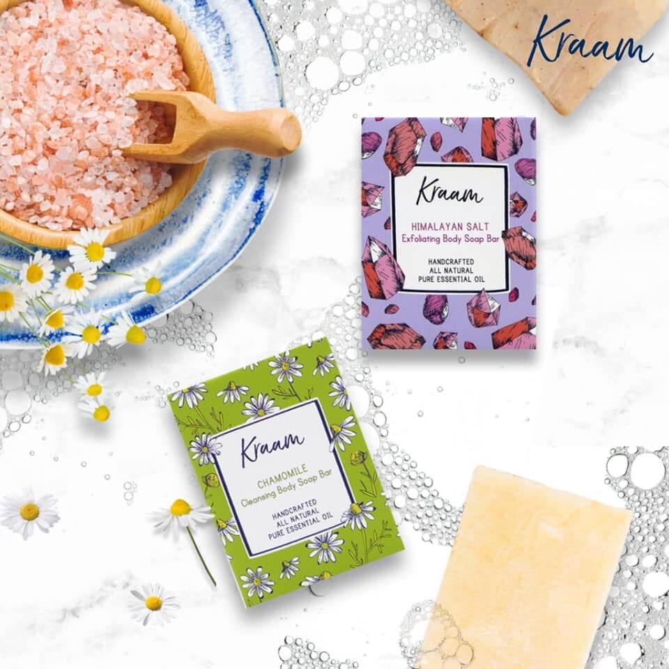 Kraam,สบู่ Kraam,Kraam Chamomile Cleansing Body Soap Bar,Kraam Chamomile Cleansing Body Soap Bar 100g,Kraam Chamomile Cleansing Body Soap Bar ราคา,รีวิว Kraam Chamomile Cleansing Body Soap Bar,Kraam Chamomile Cleansing Body Soap Bar ดีไหม,