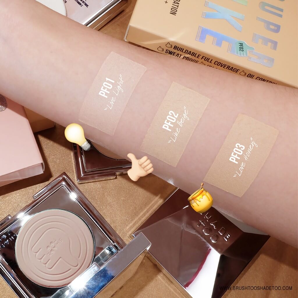 BrushToo , Powder Foundation , แป้งผสมรองพื้น , ควบคุมความมัน , กันแดด , ปกปิดผิว