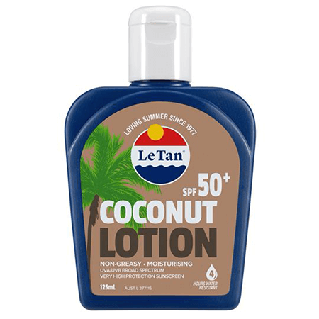 Le Tan , le tan lotion review, le tan coconut lotion, le tan coconut lotion review, le tan products, le tan products australia, le tan coconut lotion spf50+