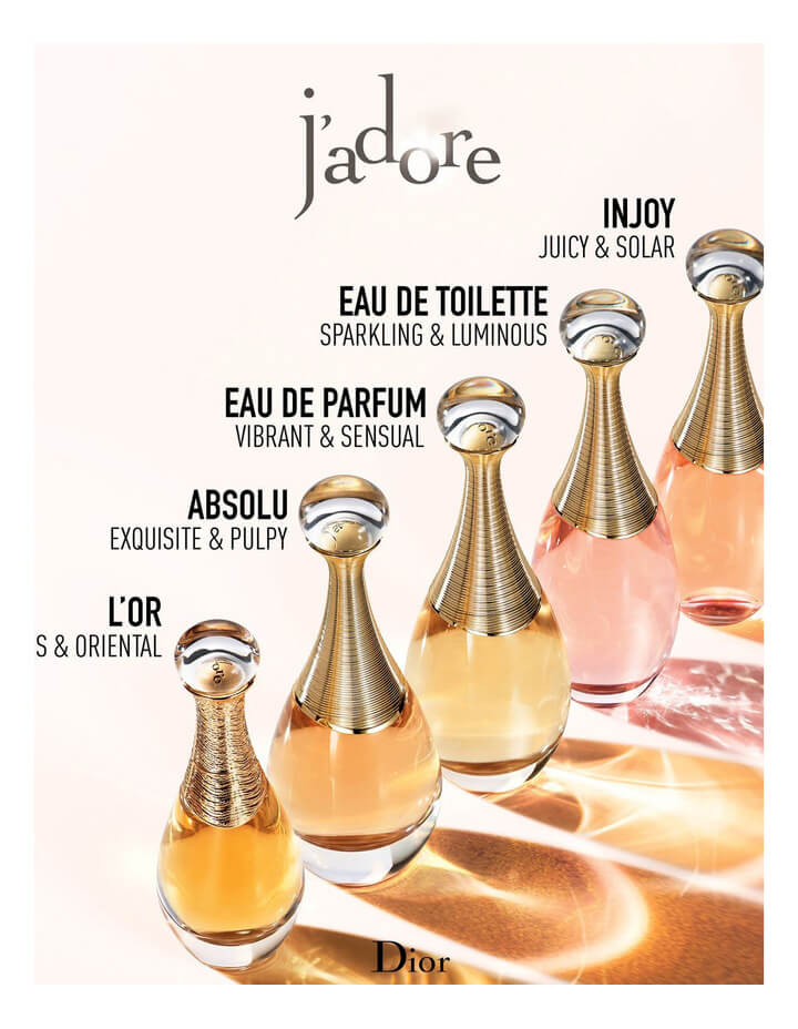 Dior Jadore In Joy EDT  เต็มเปี่ยมไปด้วยเสน่ห์แห่งการผสมผสานกลิ่นดอกไม้ ผลไม้ และไอทะเล ซึ่งมีทั้งดอกกระดังงา มะลิ และพีช