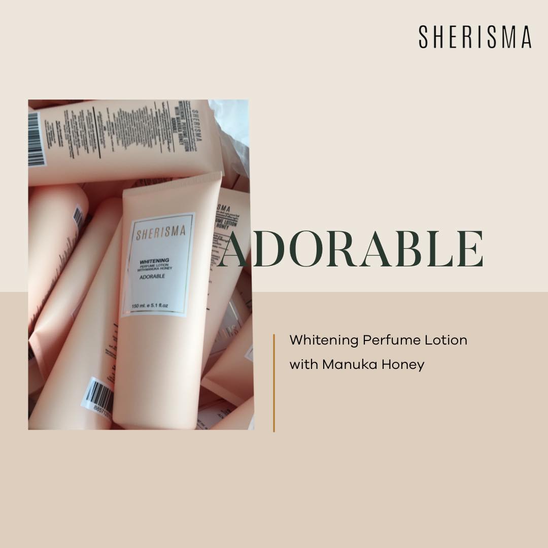 Sherisma, Sherisma Whitening Perfume Lotion With Manuka Honey, Sherisma Whitening Perfume Lotion With Manuka Honey 150ml, Sherisma Whitening Perfume Lotion With Manuka Honey, Sherisma Whitening Perfume Lotion With Manuka Honey รีวิว, โลชั่น, โลชั่นน้ำหอม, น้ำผึ้งมานูก้า, Sherisma Whitening Perfume Lotion With Manuka Honey #Adorable