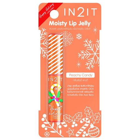 IN2IT, IN2IT Moisty Lip Jelly, IN2IT Moisty Lip Jelly รีวิว, IN2IT Moisty Lip Jelly 5g, IN2IT Moisty Lip Jelly #01 Peachy Candy, IN2IT Moisty Lip Jelly #02 Crystal Strawberry, ลิปกลอส, ลิปกลอสเนื้อเจลลี่, ลิปกลอส IN2IT