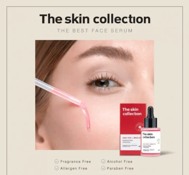 The Skin Collection,The Skin Collection Serum,AHA10% + BHA2% ,เซรั่ม,ซีรั่ม,Tripeptid,AHA10%,BHA2%