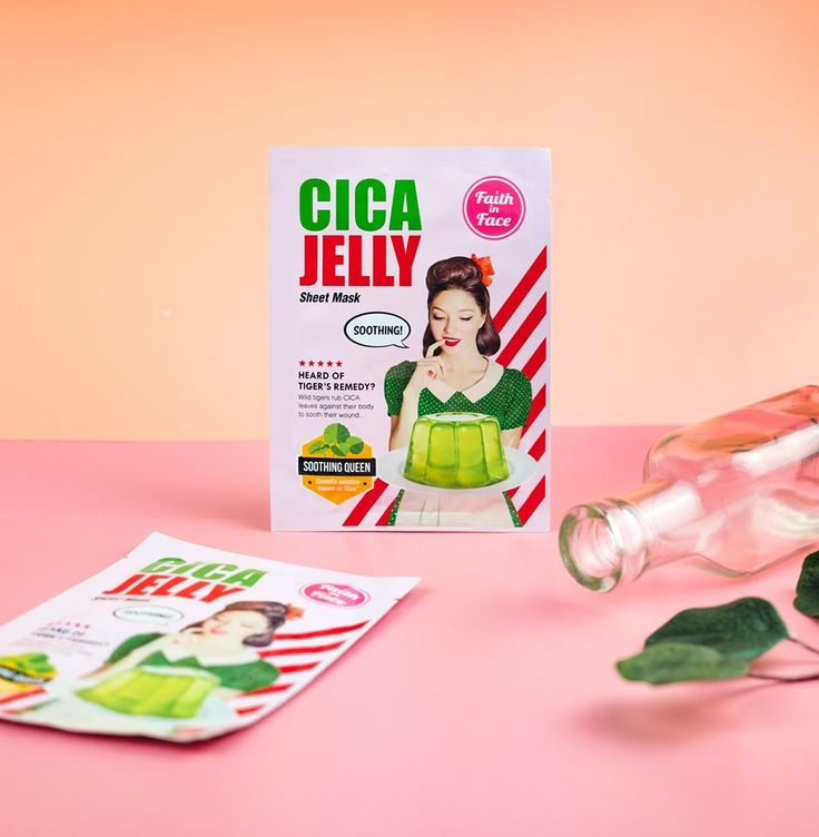 Faith in Face Cica Jelly Sheet Mask,Mask,มาส์ก,มาส์กเจล,มาส์กแผ่น,มาส์กหน้า