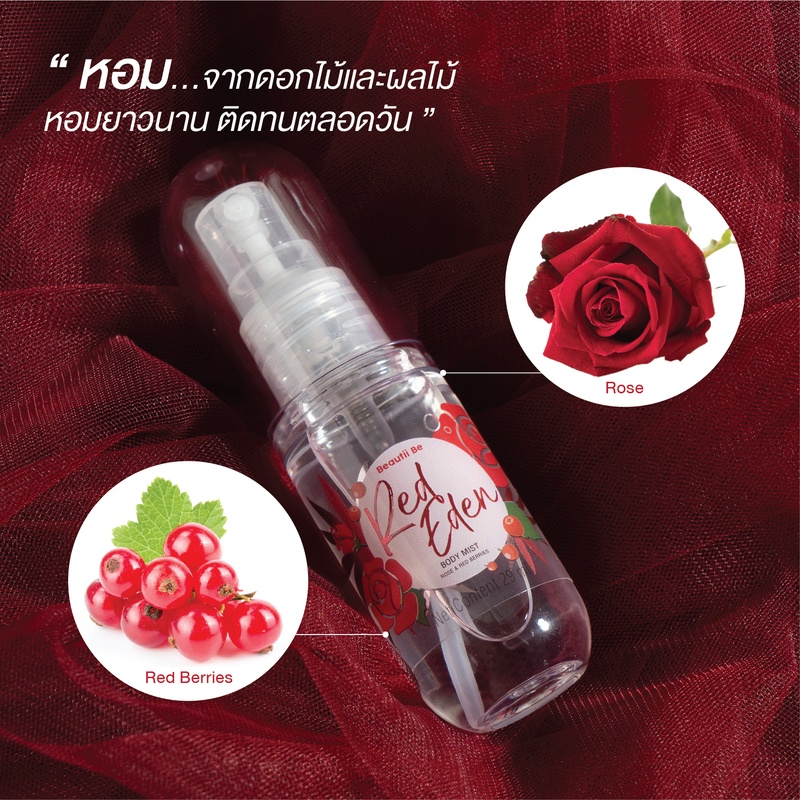 Beautii Be Scent of Her Perfume Body Mist 29ml น้ำหอมฉีดผิวและผม กลิ่นหอมจากดอกไม้และผลไม้ ติดทนยาวนาน 6 ชม.
