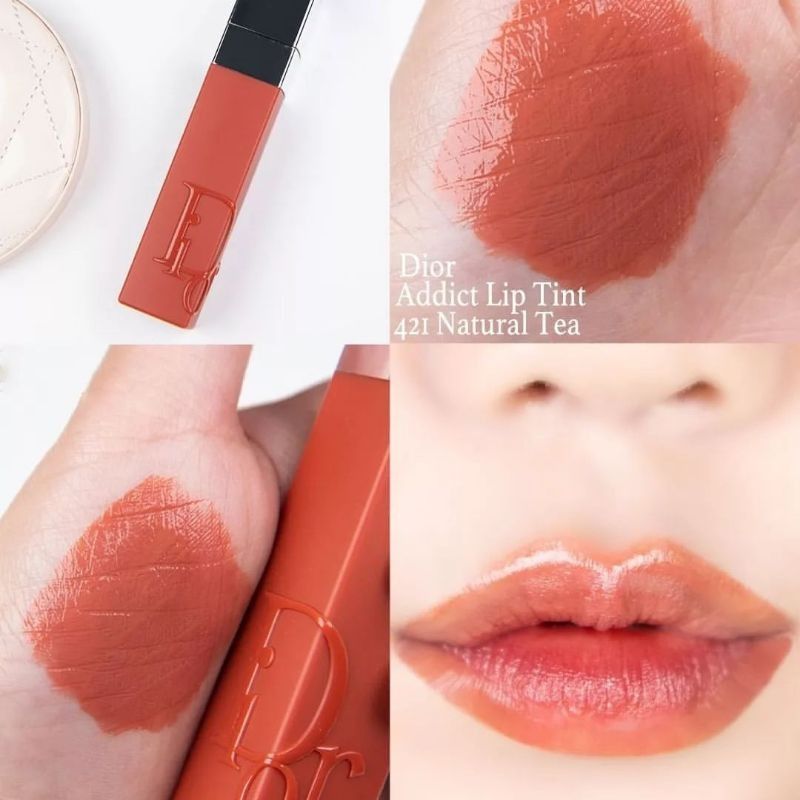 Addict Lip Tint No-Transfer Lip Tint 5ml #421 Natural Tea (no box) ลิปทินท์ติดทนพร้อมมอบความชุ่มชื้นยาวนาน