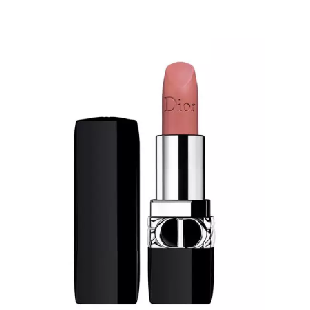 Dior Rouge Dior Floral Lip Care Long Wear #100 Nude Look,rouge dior forever liquid สีไหนสวย,ลิป dior rouge รีวิว,Dior Rouge Lipstick 100